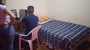 Amateur Gamer Gets Punished By Stepmom For Breaking Rules: Steamy Encounter With Stepsister In Secret