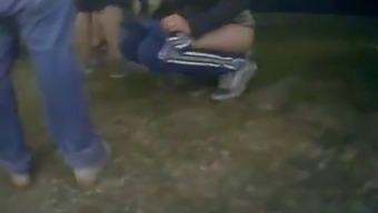 European Outdoor Peeing In Public #2