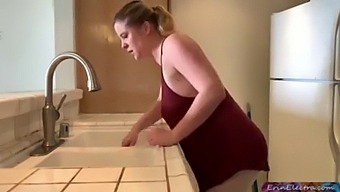 Mature And Teen Sex In The Family Kitchen