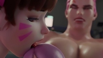 Animated Shemale Zarya'S Anal Adventure In 3d