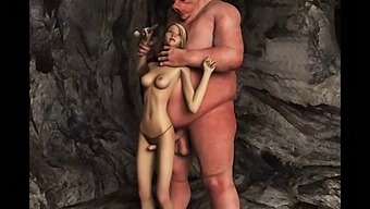 Monster Cock Cumming On Cartoon Babes