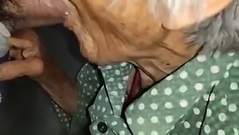 Older Chinese Woman Experiences Pleasure With Younger Partner