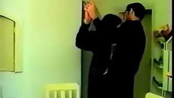 Turkish Couple Kisses And Plays With Each Other'S Breasts
