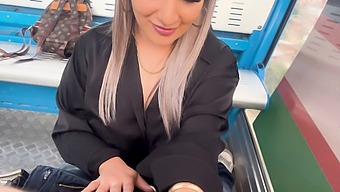 Hot Latina Teen Gives A Blowjob And Gets Fucked On The Cable Car