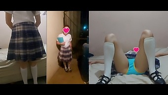 College Student And Neighbor Have Passionate Sex In Dorm Room