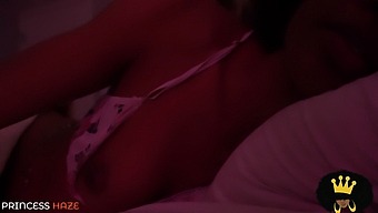 Step-Sister Seeks Refuge In Brother'S Room, Leads To Intimate Play And Ass Showcase.