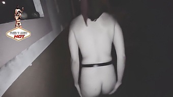 Watch As A Stunning Woman Strips And Sucks On The Street In Public