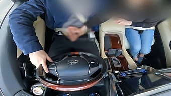 A Married Woman Gives Me A Handjob While Driving, Leading To Ejaculation