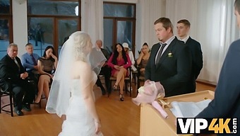 Blonde Babe'S Wedding Day Turns Into A Wild Sex Party