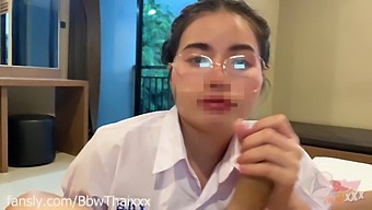 Brunette Teen Gets Wild In High School Reunion Cosplay Sex