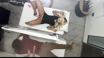 Amazing Couple Gets Erotic Massage And Fucking In Couples Massage Parlor