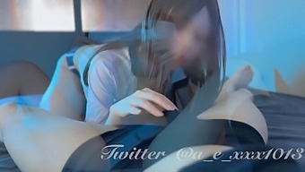 Cowgirl Japoneză Călărește Sânii Mari În Pov