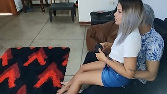 Fitness Enthusiast Catches Her Daughter-In-Law In A Steamy Encounter With A Sex Toy
