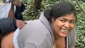Brunette Beauty Enjoys Public Sex In Train Tunnel