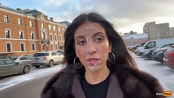 Chance Encounter Leads To Public Handjob And Facial In Parking Lot - Cumwalk