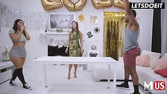 Voluptuous Violet Myers, A Spoiled Beauty, Celebrates Her Birthday With A Massive Bbc Romp - Letsdoeit
