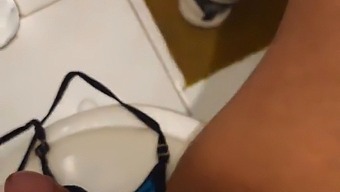 Mature Woman Discovers Me Pleasuring Myself In Her Underwear And Gives Me A Oral Satisfaction Until I Climax On Her Tongue Part 1