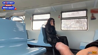 Public Train Adventure With A Strange Man And A Cumwalk Surprise