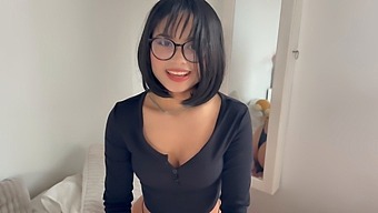 Married Woman With Glasses Sucks My Penis After Losing A Game
