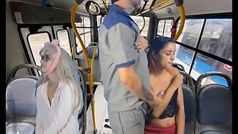 Construction Worker Gets Into An Accident While Pleasuring Himself On The Bus And Has Sex With A Woman On The Street.